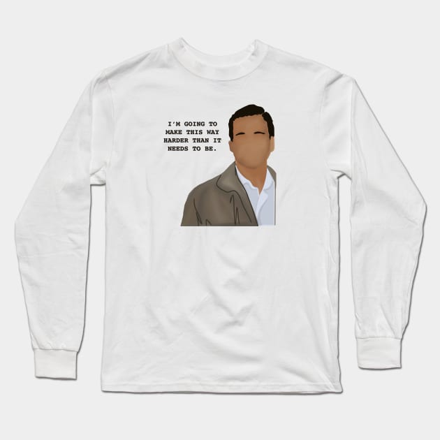 The office quote Long Sleeve T-Shirt by Andrea Ruiz Designs